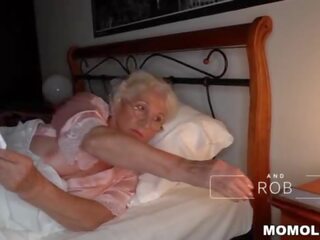 Be quiet&comma; my husband's s&period;&excl; - Best granny sex clip ever&excl;