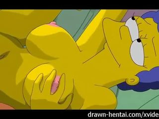 Simpsons เฮนไท - homer fucks marge