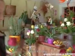 F-sized susu grown-up get fucked in flower store